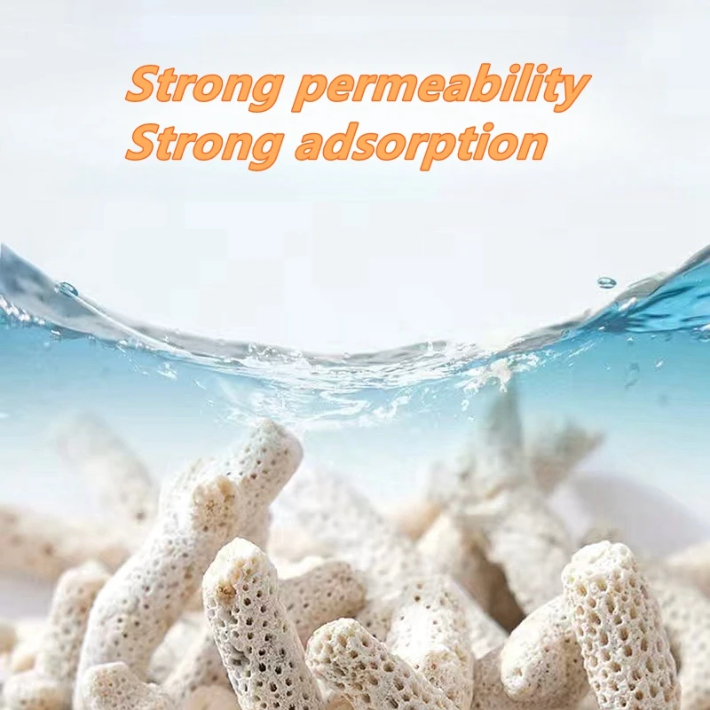 Fish Tank Coral Filter Freshwater Media Pond Material Aquarium Accessories Biological Filtration 100/200/500g