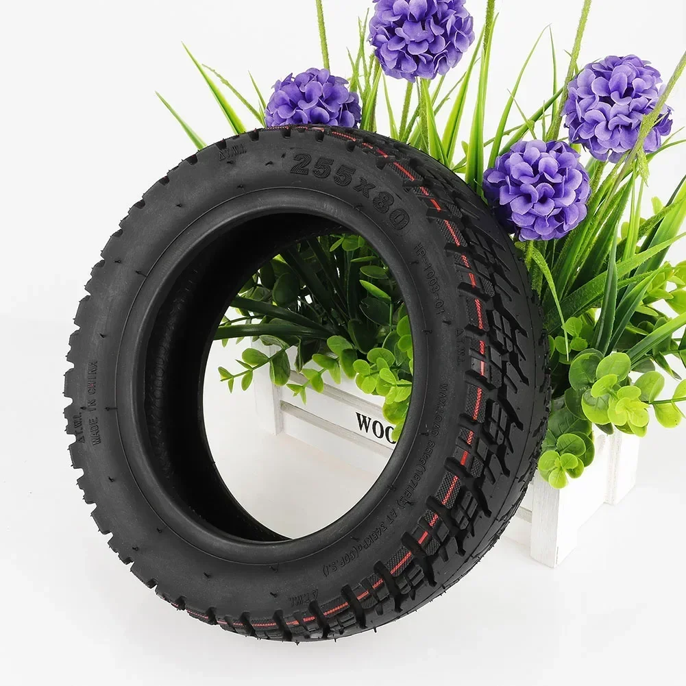 10inch 255*80 Off-road Tubeless Tires For Kaabo- Mantis Electric Scooter Strong Construction Off-road Tubeless Tire