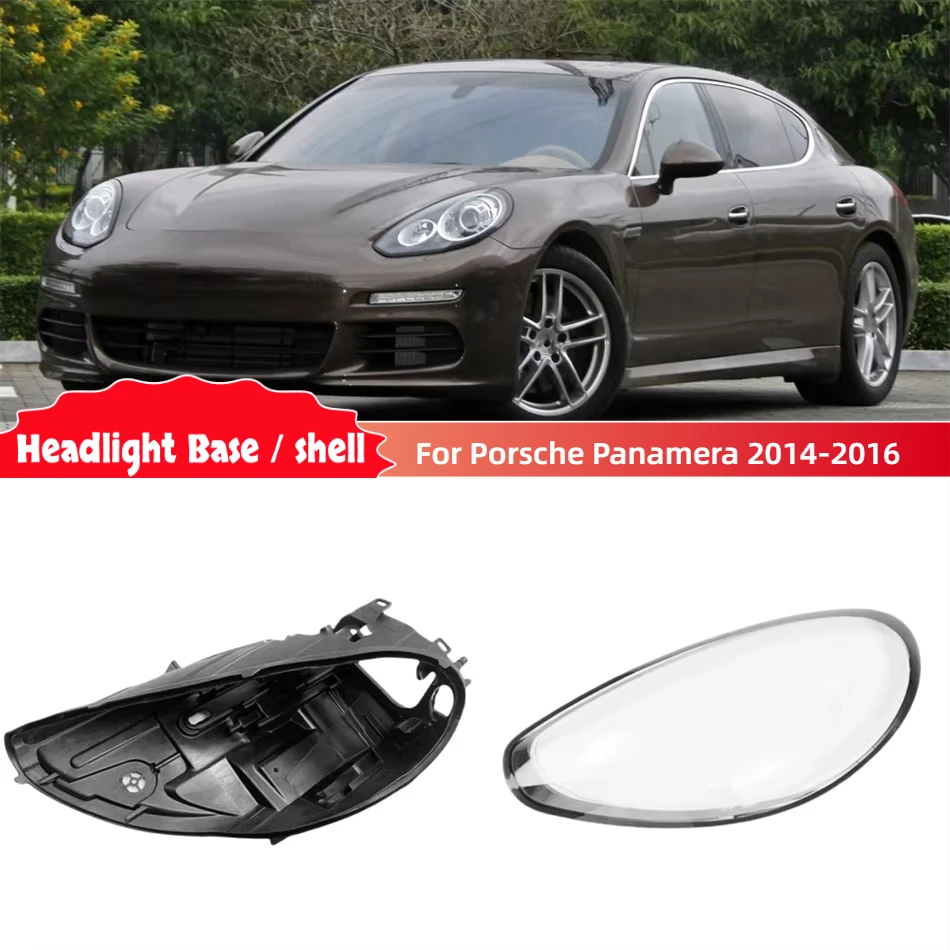 

For Porsche Panamera 2014 2015 2016 Articles Cars Base Head Lamp Shell Headlamp Back Housing Headlights Cover