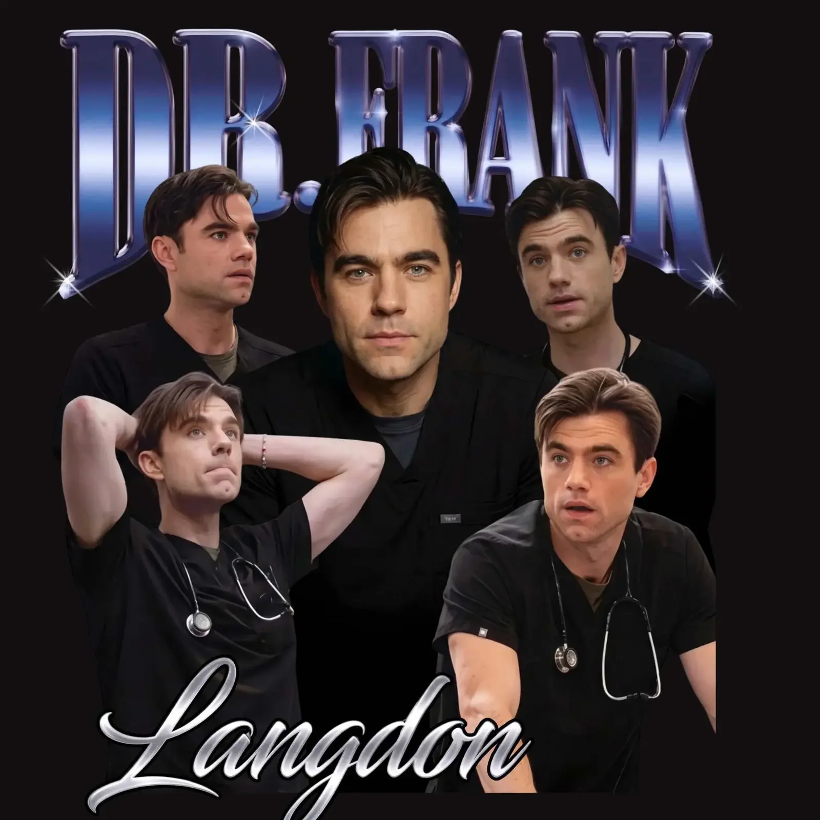 Dr Frank Langdon T Shirt PNG Design Instant Download And Ready To Print vintage Washed Stylish Breathable Casual Stretched