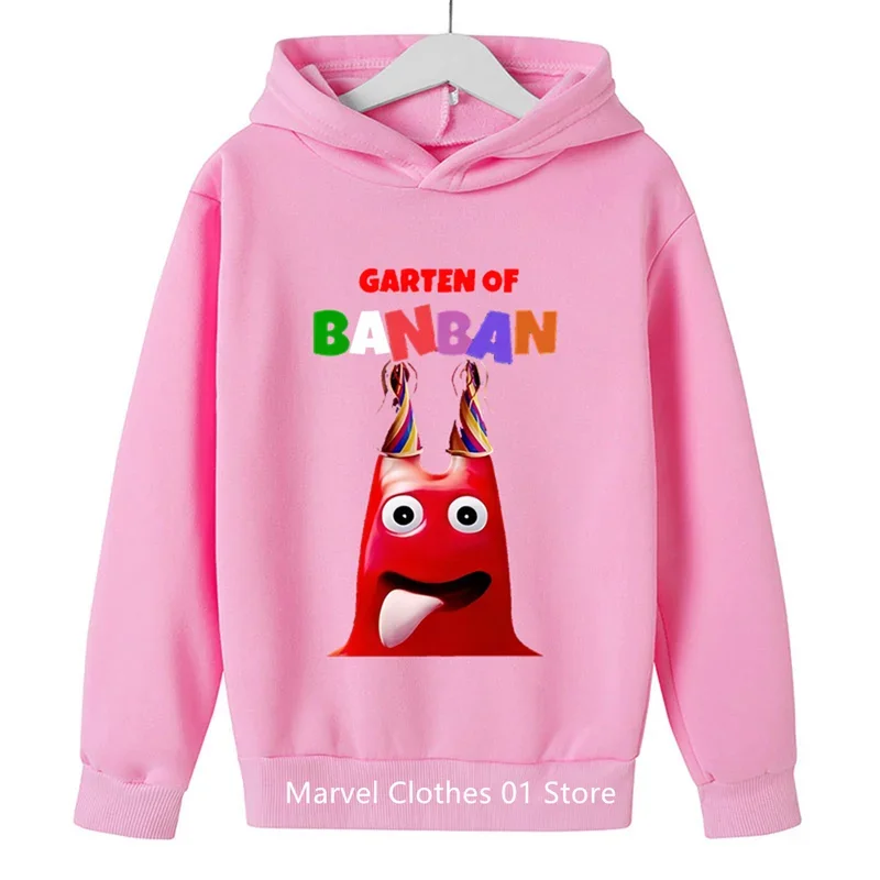 New Garten Of BanBan Hoodies Kids Clothes Pullover Banban Garden Children Hoody Sweatshirt Boys Girls Hoodie Streetwear