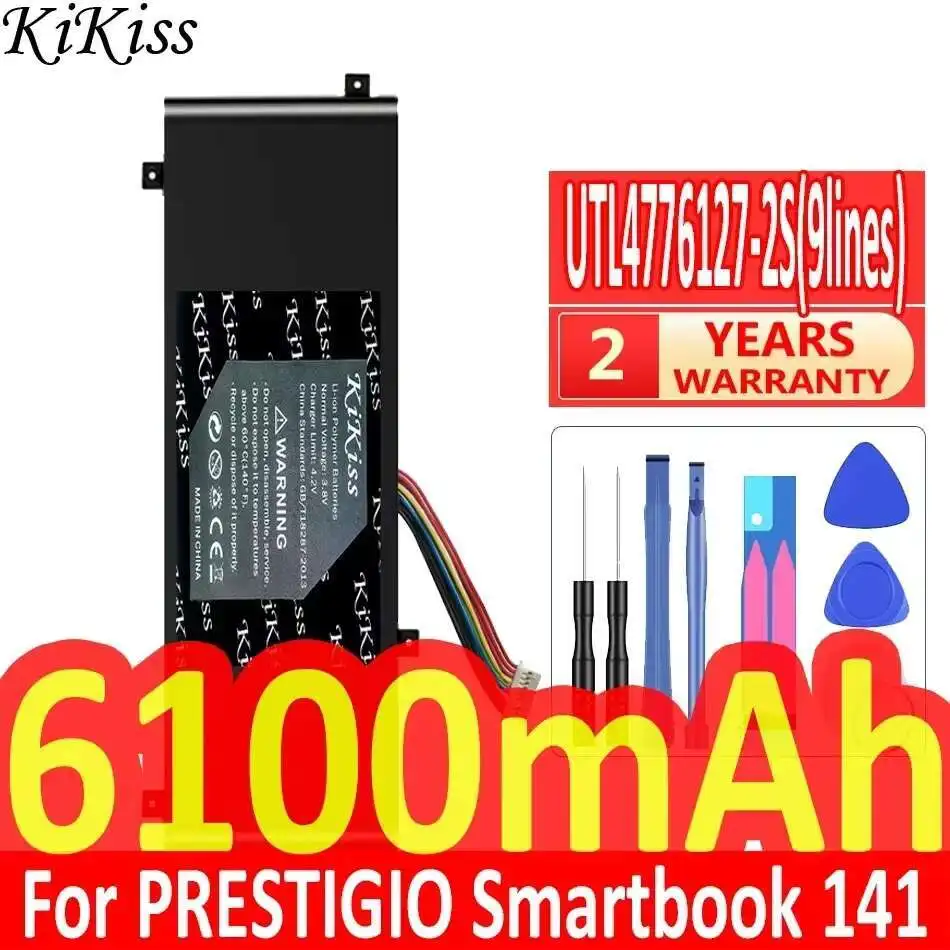 

6100mAh High Capacity UTL4776127-2S 9lines High Compatibility For Prestigio Smartbook 141 C2 Laptop 9 Lines Laptop Battery