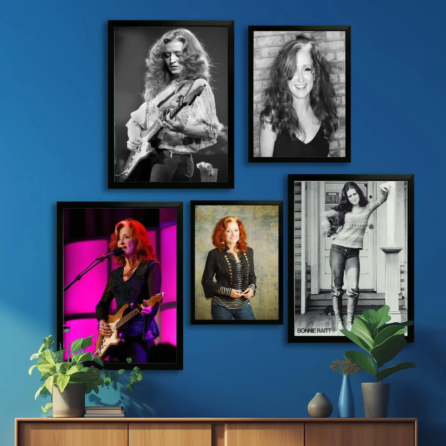 Bonnie Raitt Canvas Art Poster and Wall Art Picture Print, Modern Family Bedroom Decor Posters,Decorative painting