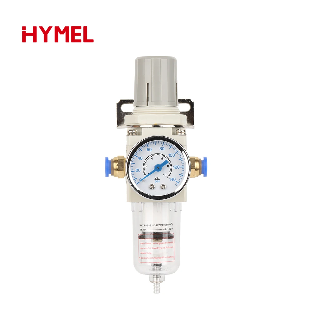 AW2000-02 Pneumatic Compressor Air Filter Source Treatment Filters Pressure Regulator Gauge Oil Separator