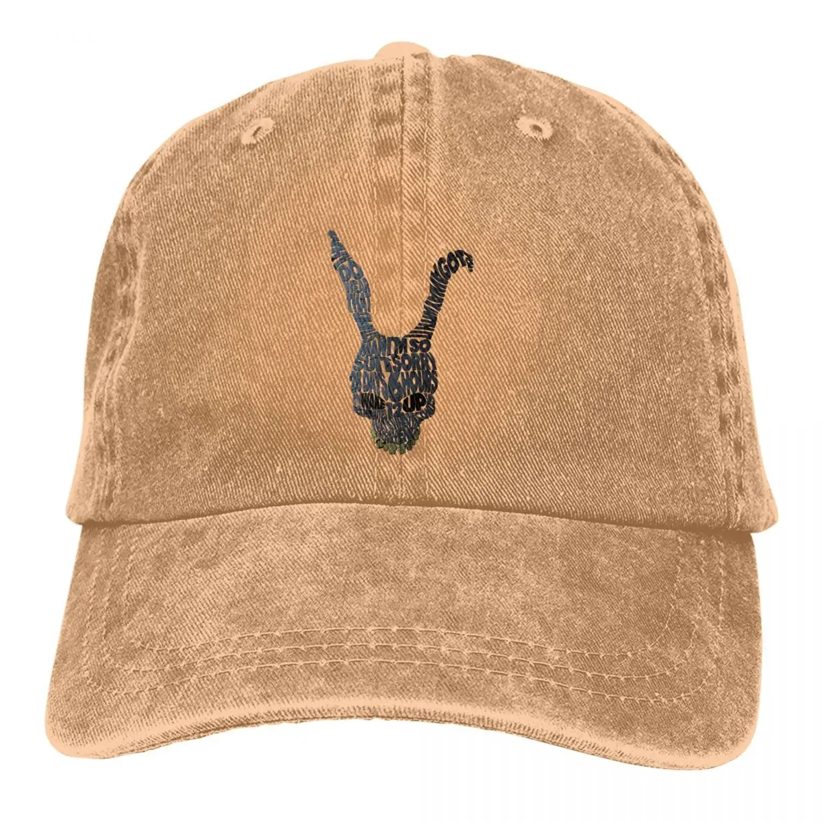 Donnie Darko Suspense Film Multicolor Hat Peaked Women's Cap Frank The Rabbit Personalized Visor Protection Hats