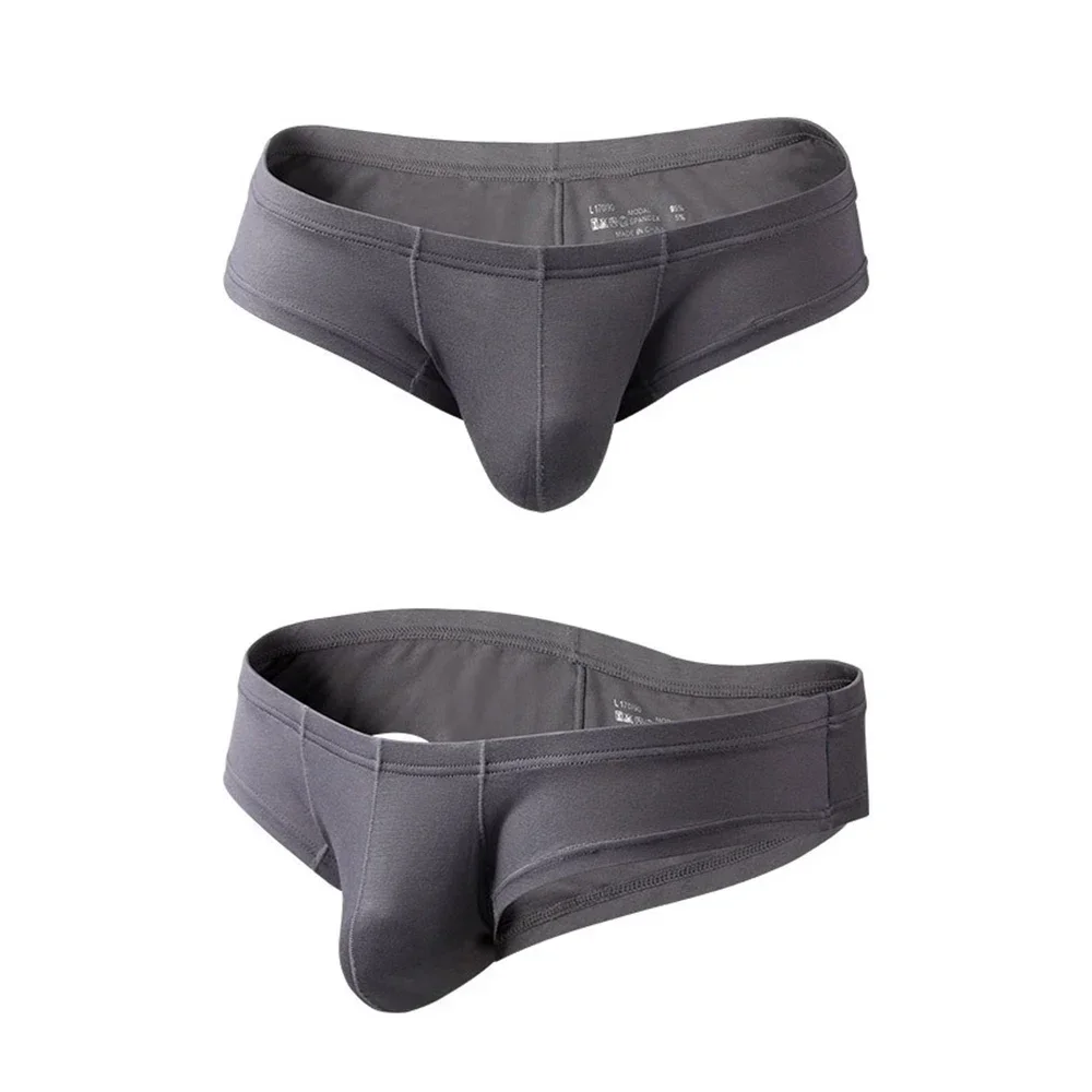 1pc Men\'s Sexy U-convex Pouch Briefs Shorts Underwear Bikini Low Waist Underpants Lingerie Elastic Male Gay Panties