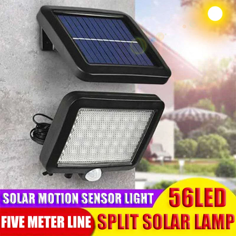 

45LED Solar Light Outdoor Waterproof with Motion Sensor Floodlight Remote Control 3 Modes for Patio Garage Backyard