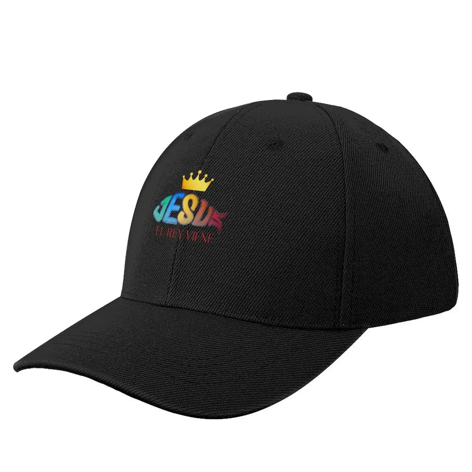 

Jesus El Rey Viene Baseball Cap funny hat Hat Luxury Brand Sunhat Men's Caps Women's