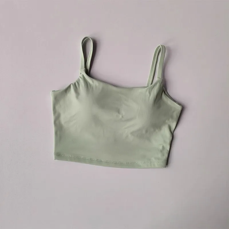 Sport-BH-Top für Damen, Push-Up, fest gepolstert, Push-Up-Tops, Fitness-Weste, Lauf-, Gym-BH, Yoga, atmungsaktive Sportunterwäsche – Detail 12