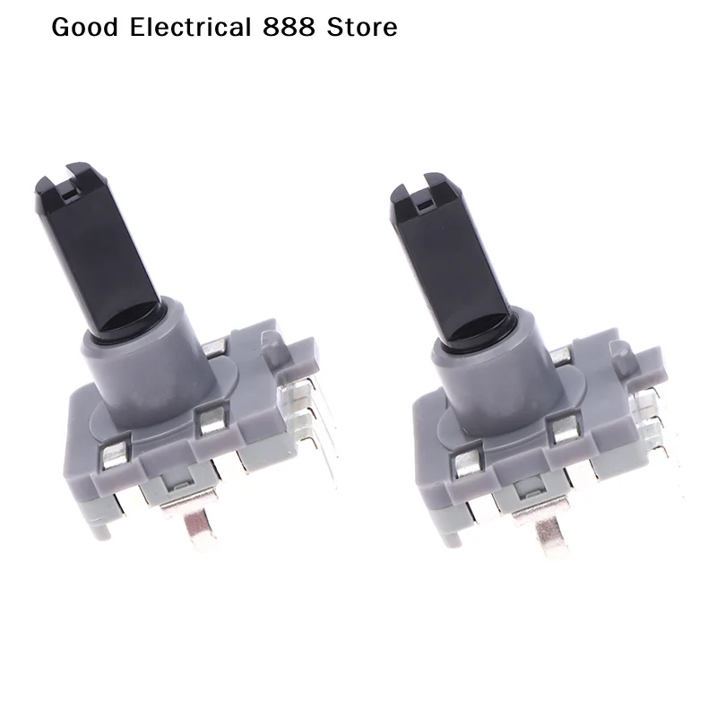 2Pcs EC16 Rotary Encoder 3Pins 360 Degree Infinite Rotation Gear Selection Controller Washing Machine Microwave Oven Accessories