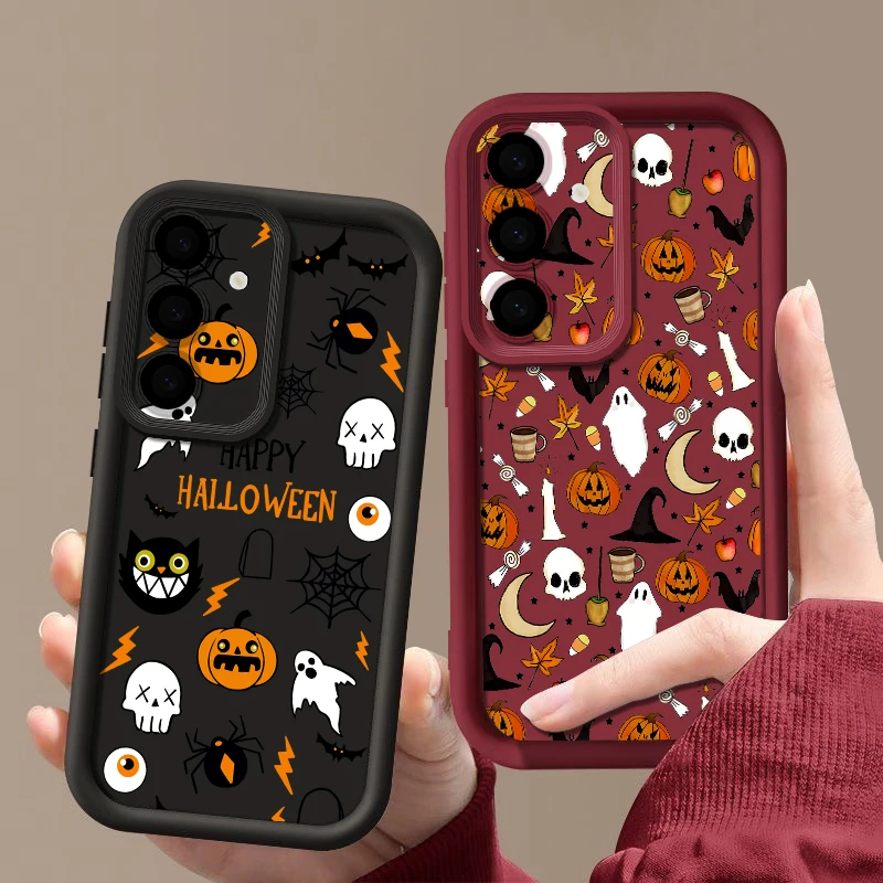 Little Pumpkin pattern Phone Case For Samsung Galaxy A18 A57 A37 A27 A56 A16 A17 A55 A54 A26 A36 S26 FE S25 S24 S23 Ultra Cover