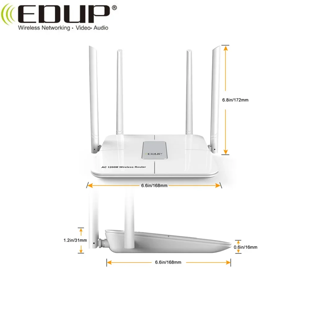 Edp EP-RT2655 1200mbps dual band wifi router wireless wifi router spot