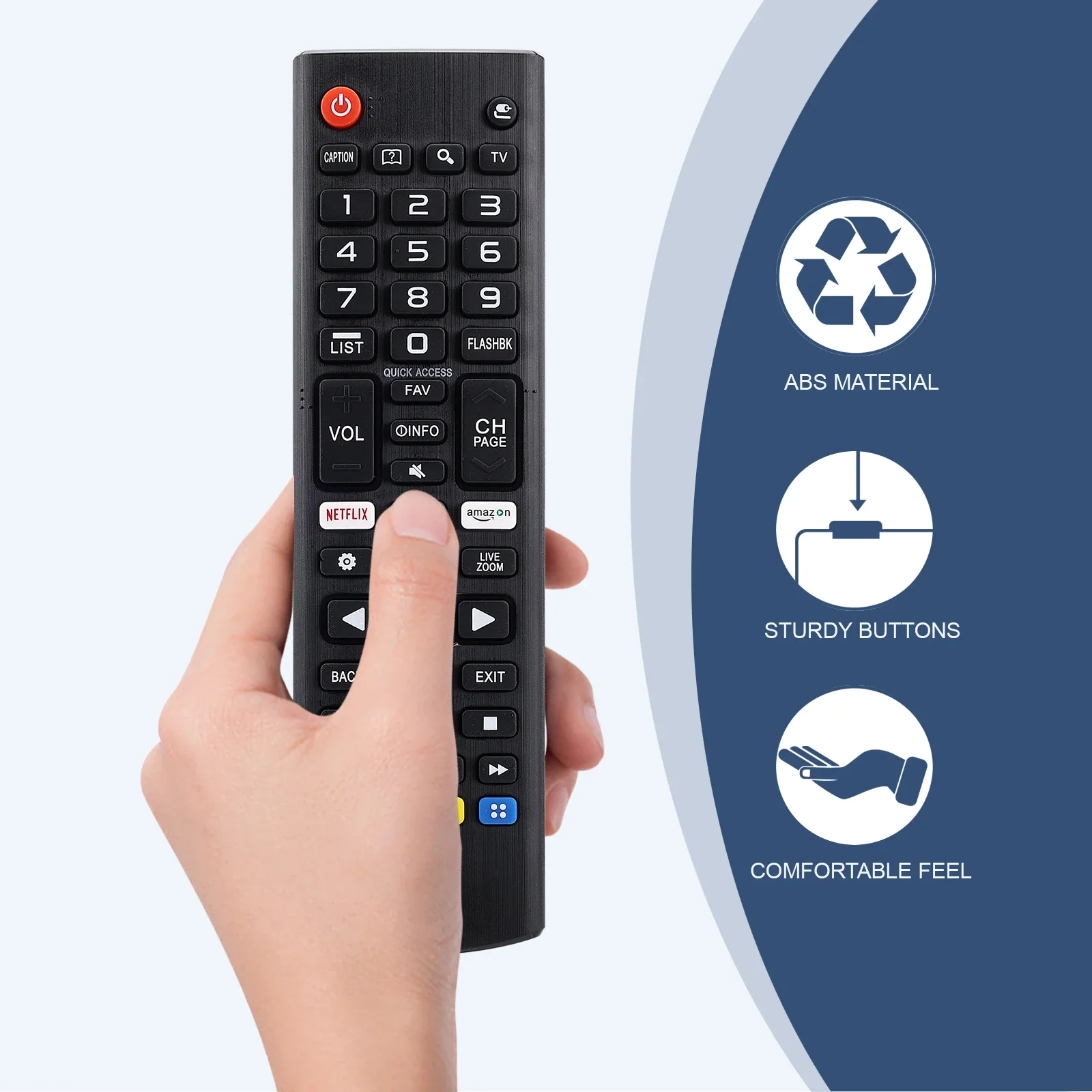 جديد AKB75095307 IR التحكم عن بعد لاستبدال LG TV 43UJ6560 49UJ6500 55UJ6540 55UJ6300 60UJ6050 70UJ657