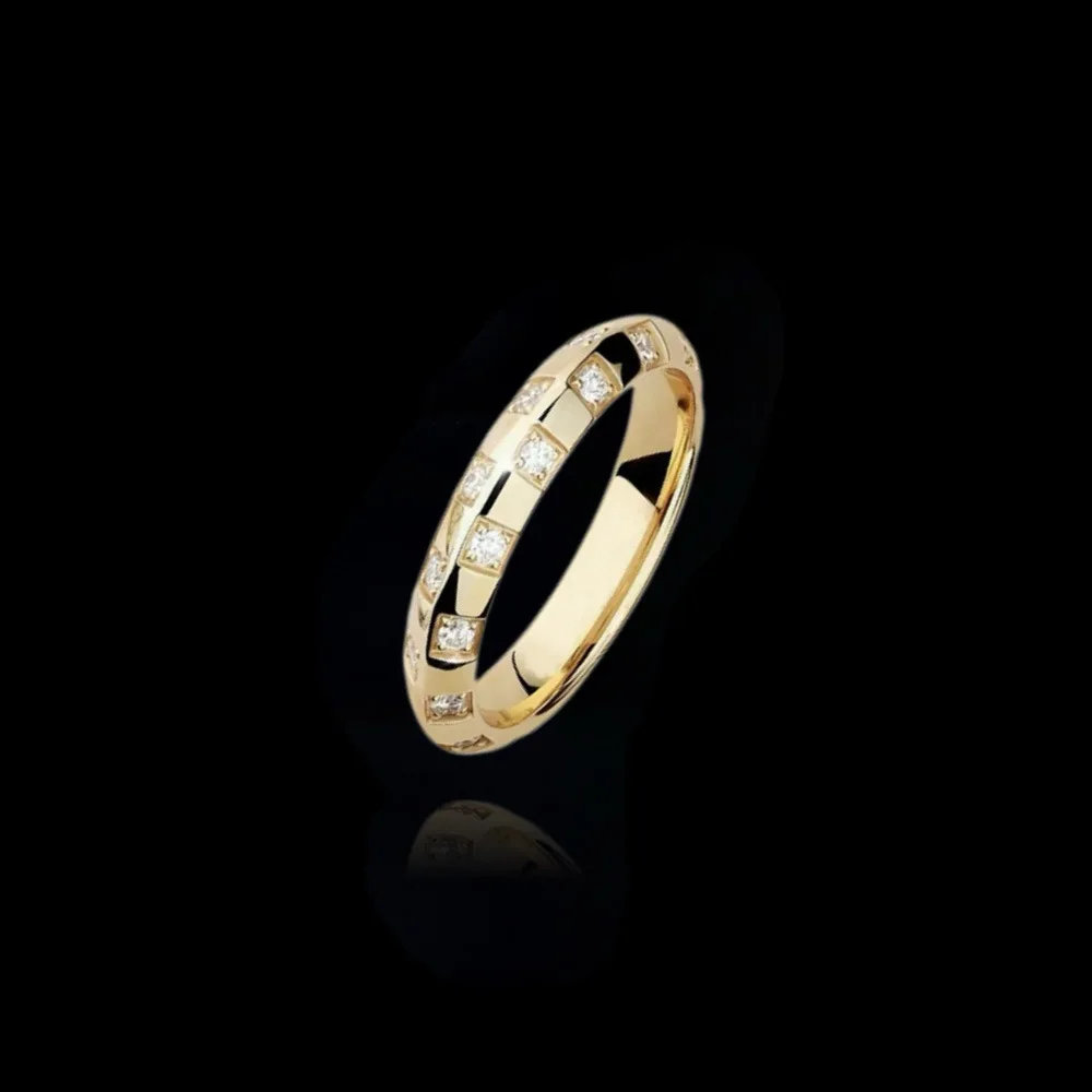 

New S925 Silver Fashion Versatile Full Diamond Flying Disc Ring Fashion Exquisite Ring Wedding Jewelry