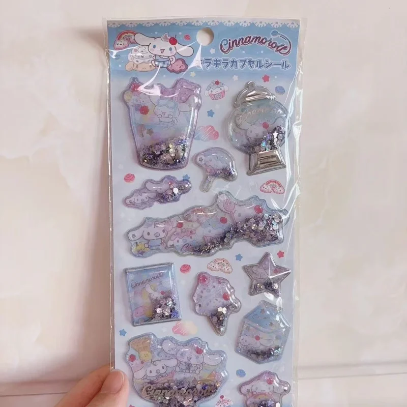 جديد Kuromi ملصق أنيمي الكرتون نجوم الأبعاد ملصق Diy بها بنفسك سطح المكتب قضية الهاتف المحمول الديكور فتاة الترتر مكافأة ملصق #3