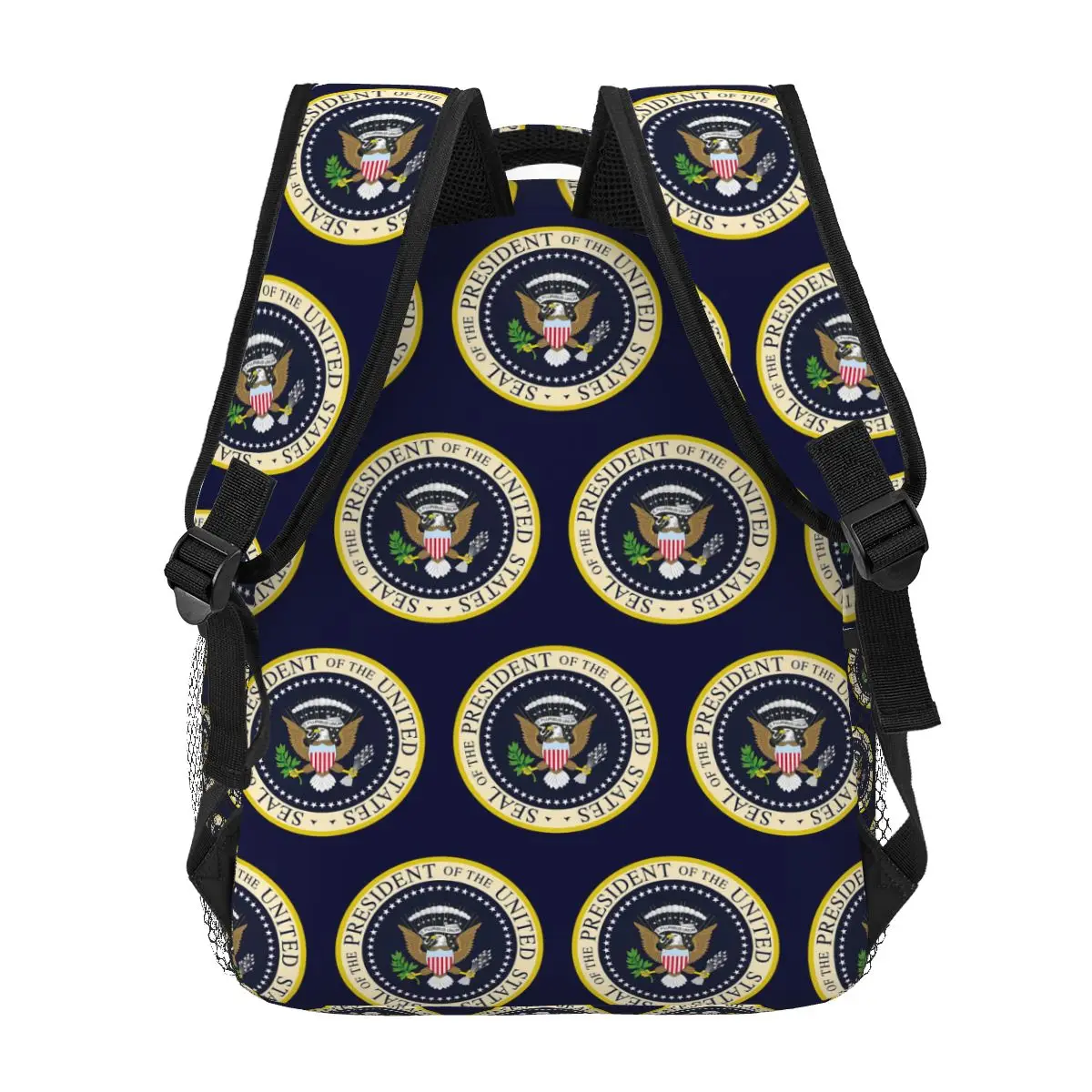 ختم رئيس الولايات المتحدة الأمريكية الولايات المتحدة الأمريكية على ظهره رائجة البيع Daypack سعة كبيرة حقيبة الكتب للأطفال حقائب الكتف