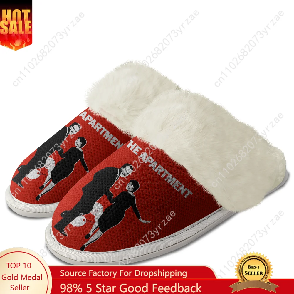 

The Apartment Plush Edge Warm Shoe Mens Womens Home Casual Slipper Fashion Bedroom Thermal Cotton Lightweight Custom Slippers
