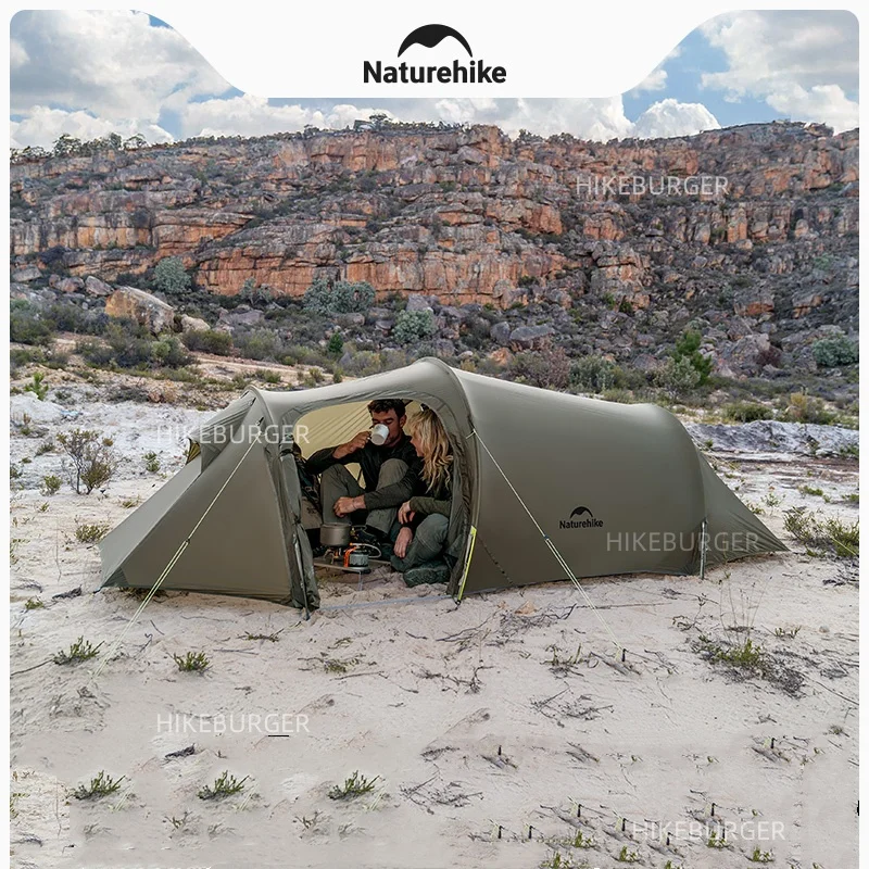 

Naturehike Opalus UL Tunnel Tent Outdoor 2P/3P Tent Camping Ultralight Traveling Hiking Tent Waterproof 15D Nylon