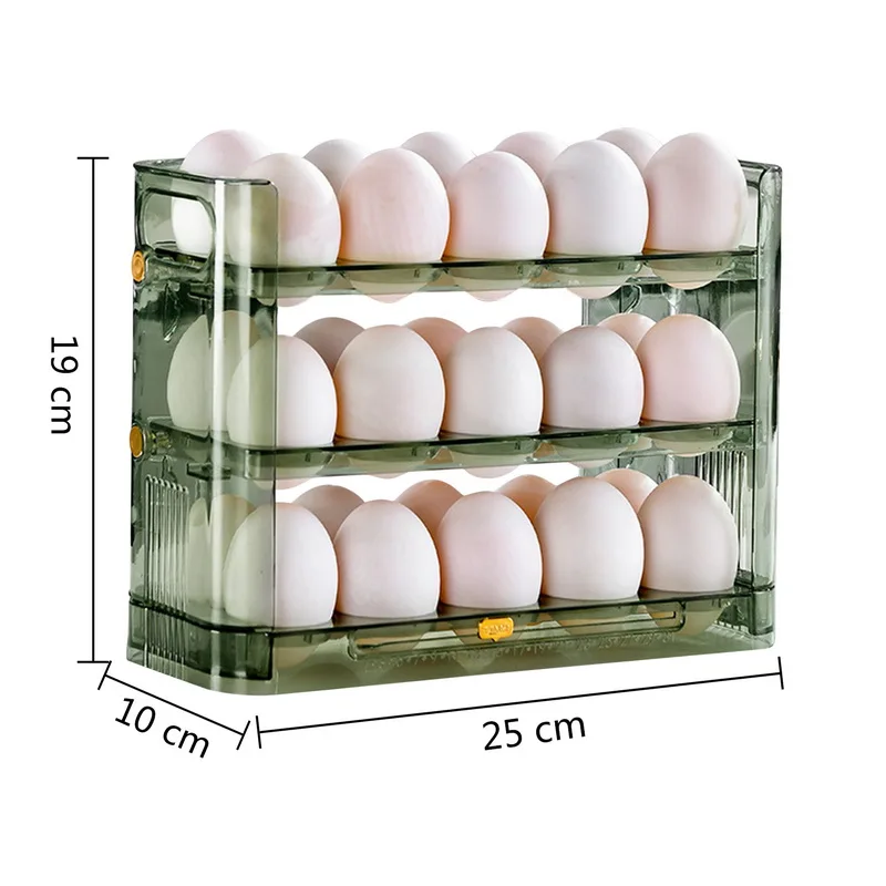 Egg Storage Box Egg container Refrigerator Organizer Food Containers Egg Holder Fresh-keeping Case Dispenser Kitchen Accessories