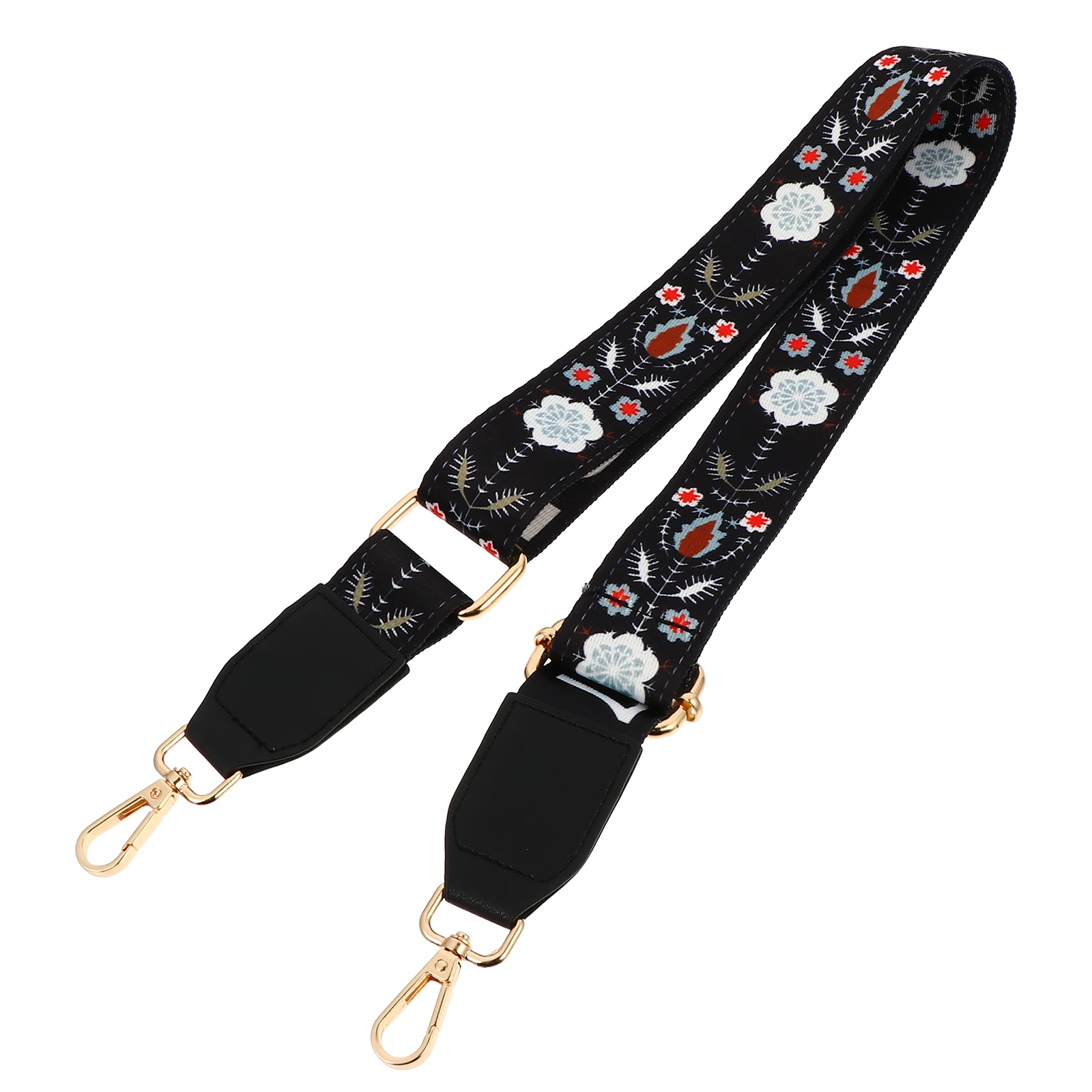 

1pc Adjustable Shoulder Crossbody Polyester Cotton Purses Travel Handbag Replacement Strap Flower Prints Bag Handbag Replacement