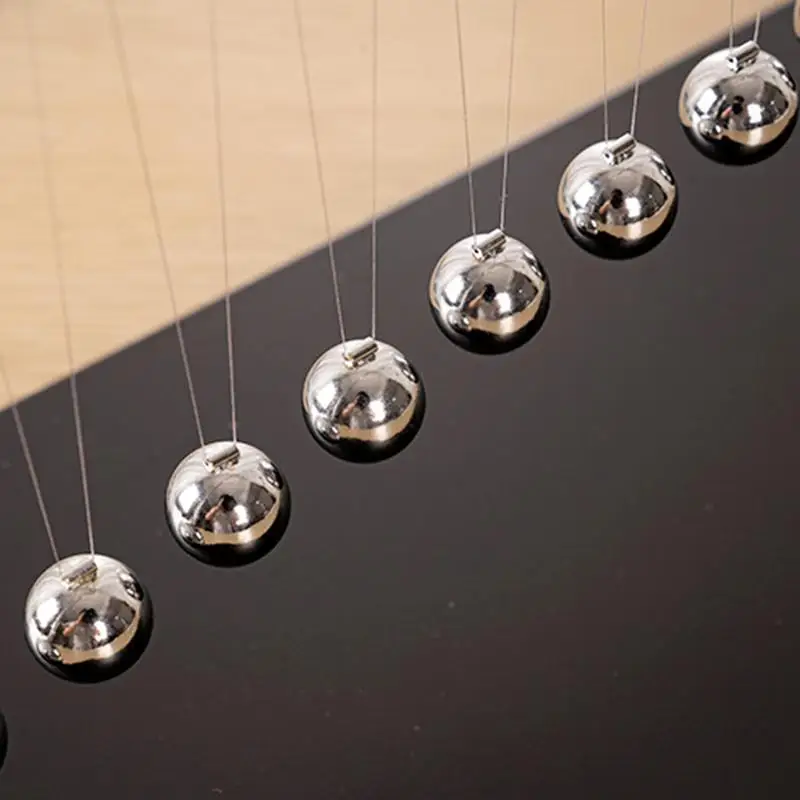 Pendulum Balls 12 Balls Newtons Cradle Balance Balls Newtons Cradle Balance Balls Science Physics Gadget Desktop Decoration