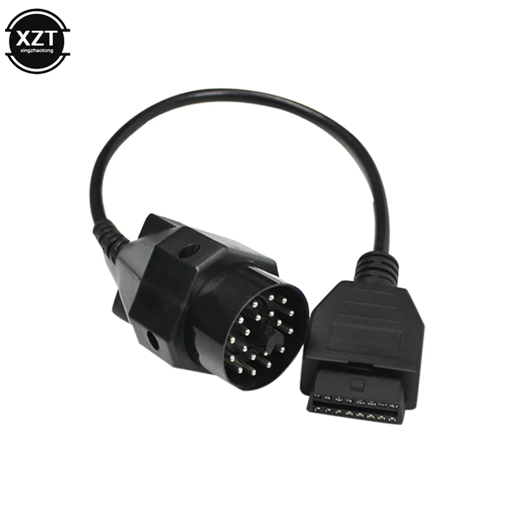 Obd Obd Ii Adapter Voor Bmw 20 Pin Naar Obd2 16 Pin Vrouwelijke Connector E36 E39 X5 Z3 Voor Bmw 20pin Auto-Accessoires Connector Kabel