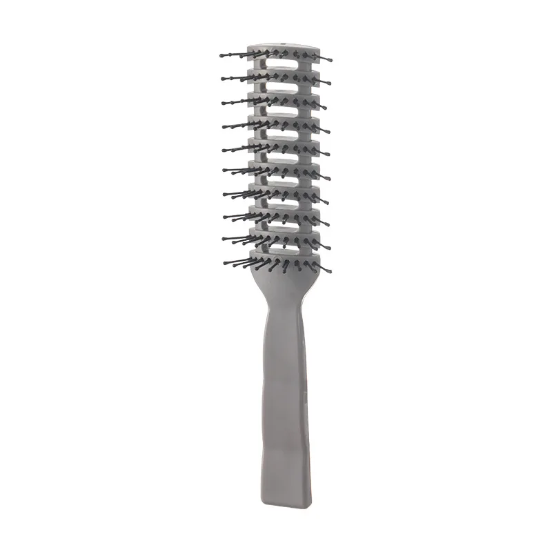 1 Stück atmungsaktive Haarbürste, glättet das Haar ohne Verheddern, geeignet für trockene und nasse Anwendung als Haar-Accessoire – Detail 6