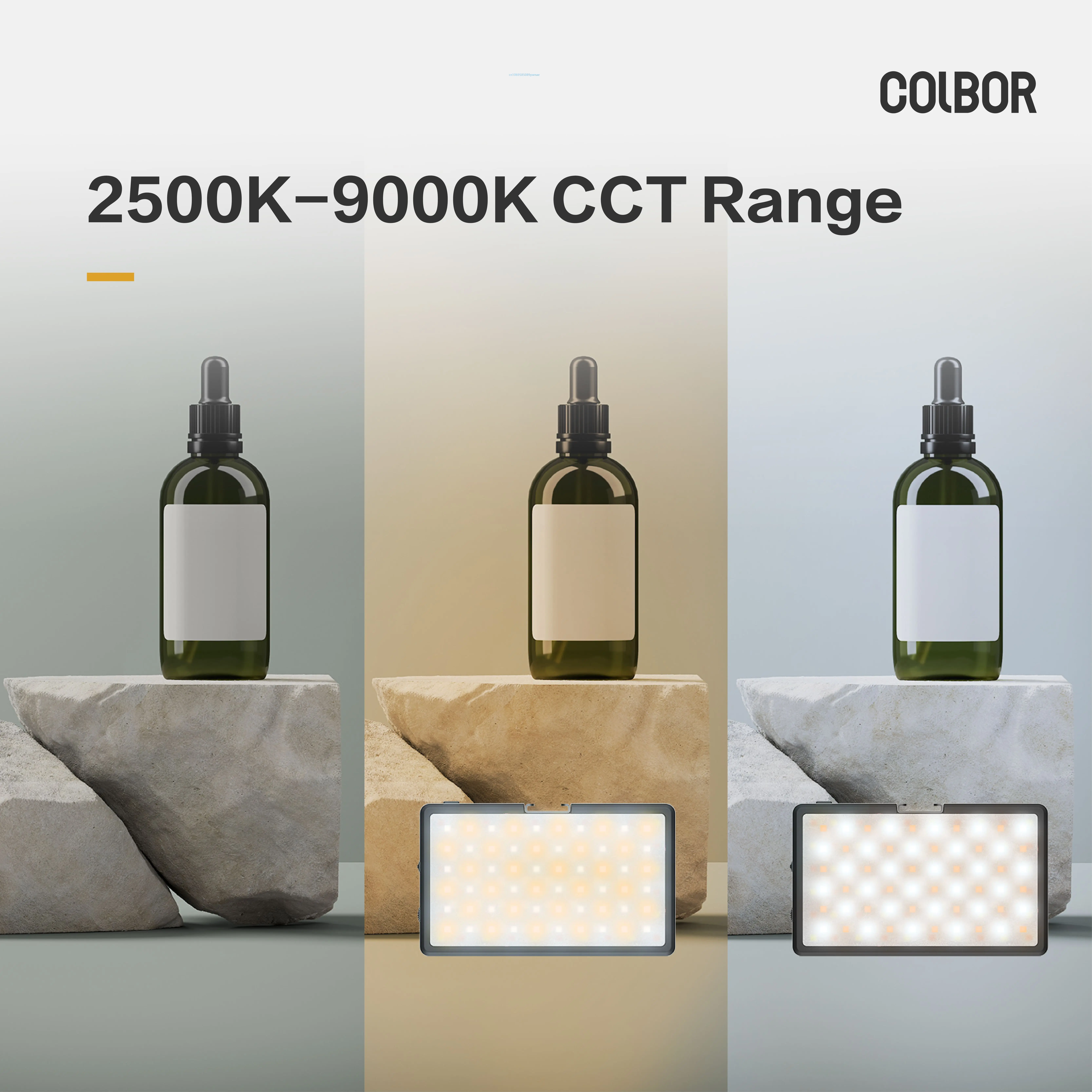 Moman PL8B Bi-color LED RGB Camera Light Video Light Kit 5000Mah Dimmable 2500K-9000K