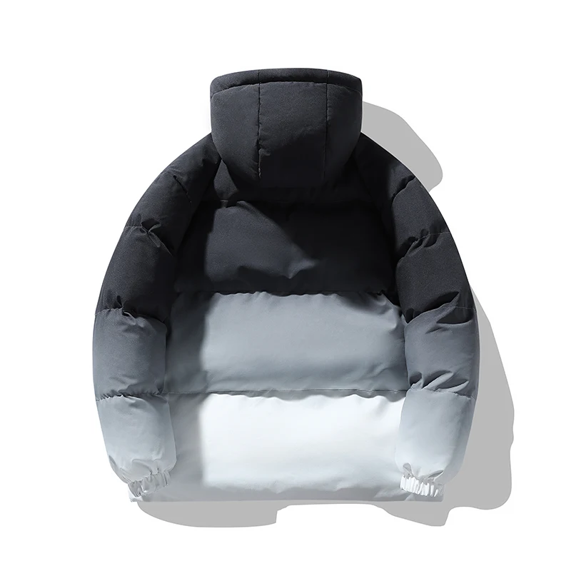Thicken Warm Hooded Parkas for Men Winter Comfortable Zipper Male Outerwear Windproof Casual Cotton Jackets Fashion All-match