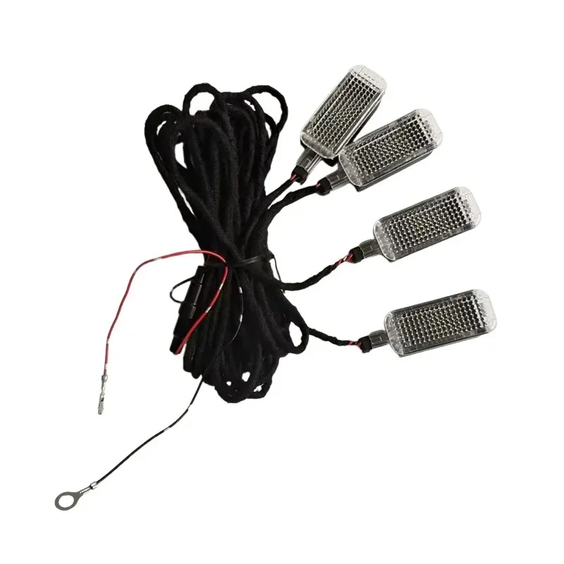 

Car interior Foot Space lamp LED Footwell Light Cable For Passat B6 B7 Golf 5 MK5 6 MK6 SEAT Toledo Leon A3 A4 A5 A6 A8 Q32026
