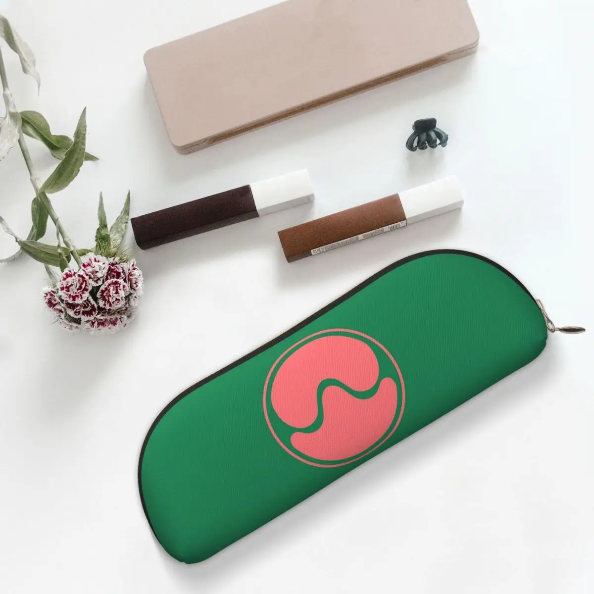 

Gaga Planet Chromatica Logo Pencil Cases Pen Holder Storage Stationery Supplies Large Storage Pen Box Pencil Bag for Studen