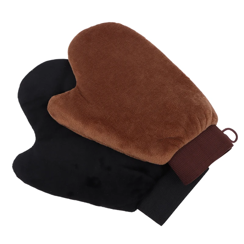 Guante de dedo reutilizable para el cuerpo, aplicador de guante de bronceado, crema, loción, Mousse, guante de limpieza corporal, autobronceador, 1 Uds.