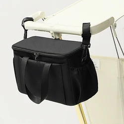 Grande Capacidade Stroller Organizador Sacos, Viagem Saco Pendurado, Múmia Titular Garrafa, Sacos De Fralda De Pram, Carrinho De Bebê Acessórios