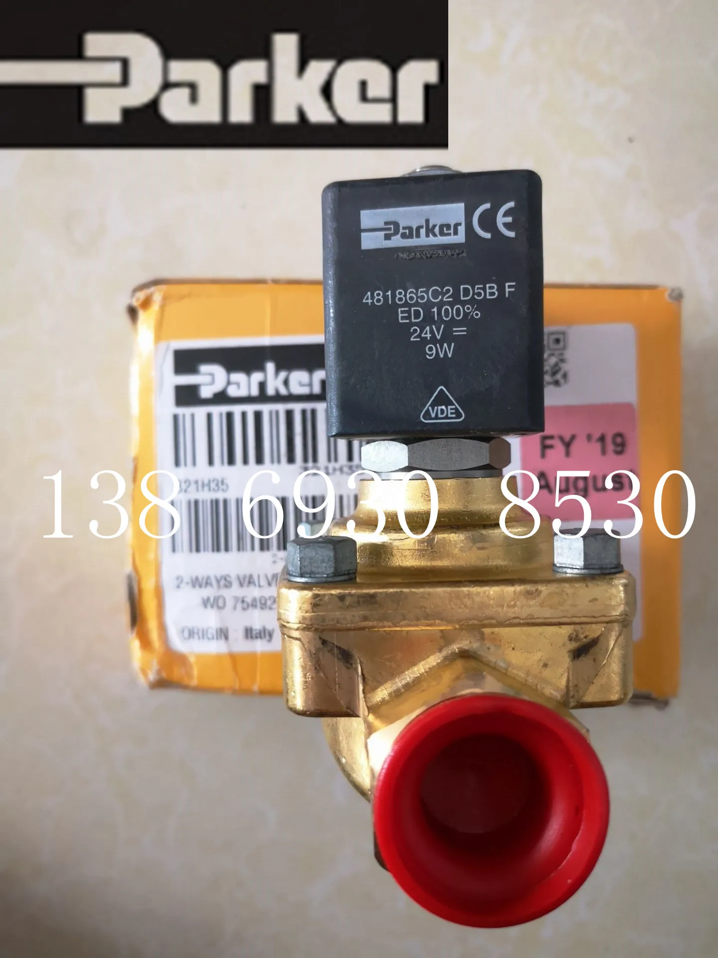 PARKER solenoid valve normally closed bottle blowing machine high pressure valve 321H35-2995-481865C2