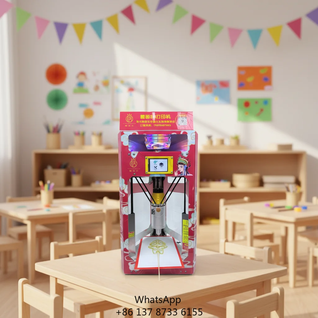 Easy Operation Low Maintenance Customizable Bakery Studio Children Camp Sugar Art 3D Printer