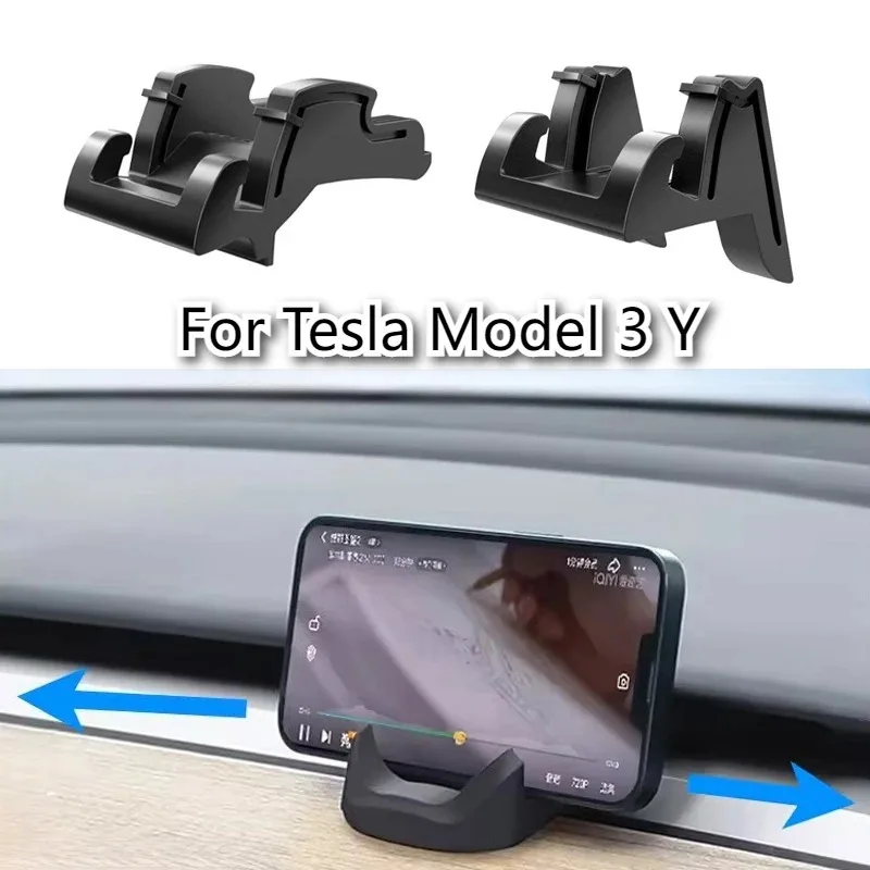 Für Tesla Model Y/YL Juniper 2025 Silikon-Handyhalterung Model 3 Highland 2019-2025 Lüftungshaken und Sonnenbrillenhalter Auto-Zubehör