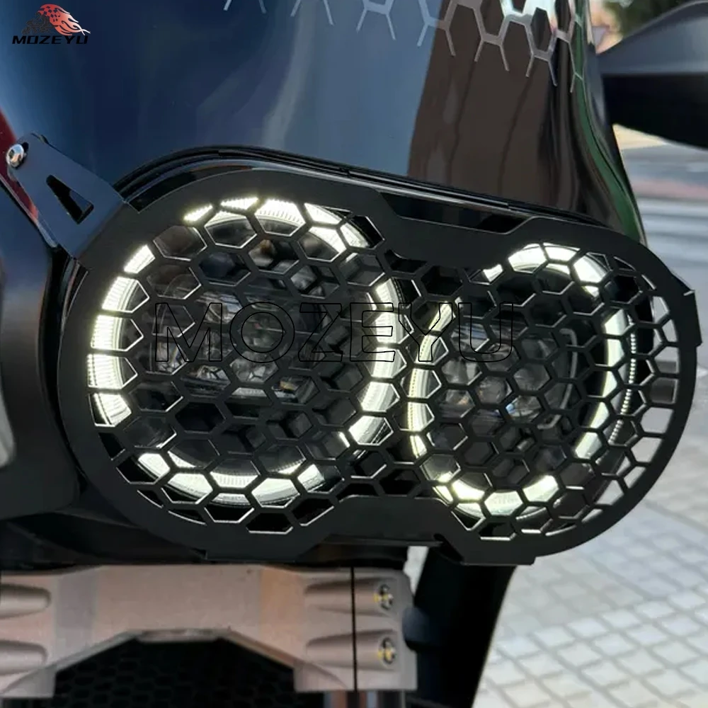 

For Ducati DesertX Desert X 2022 2023 Headlight Protection Grille Headlight Protector Cover Head Light Guard 2024 2025 Desert-X