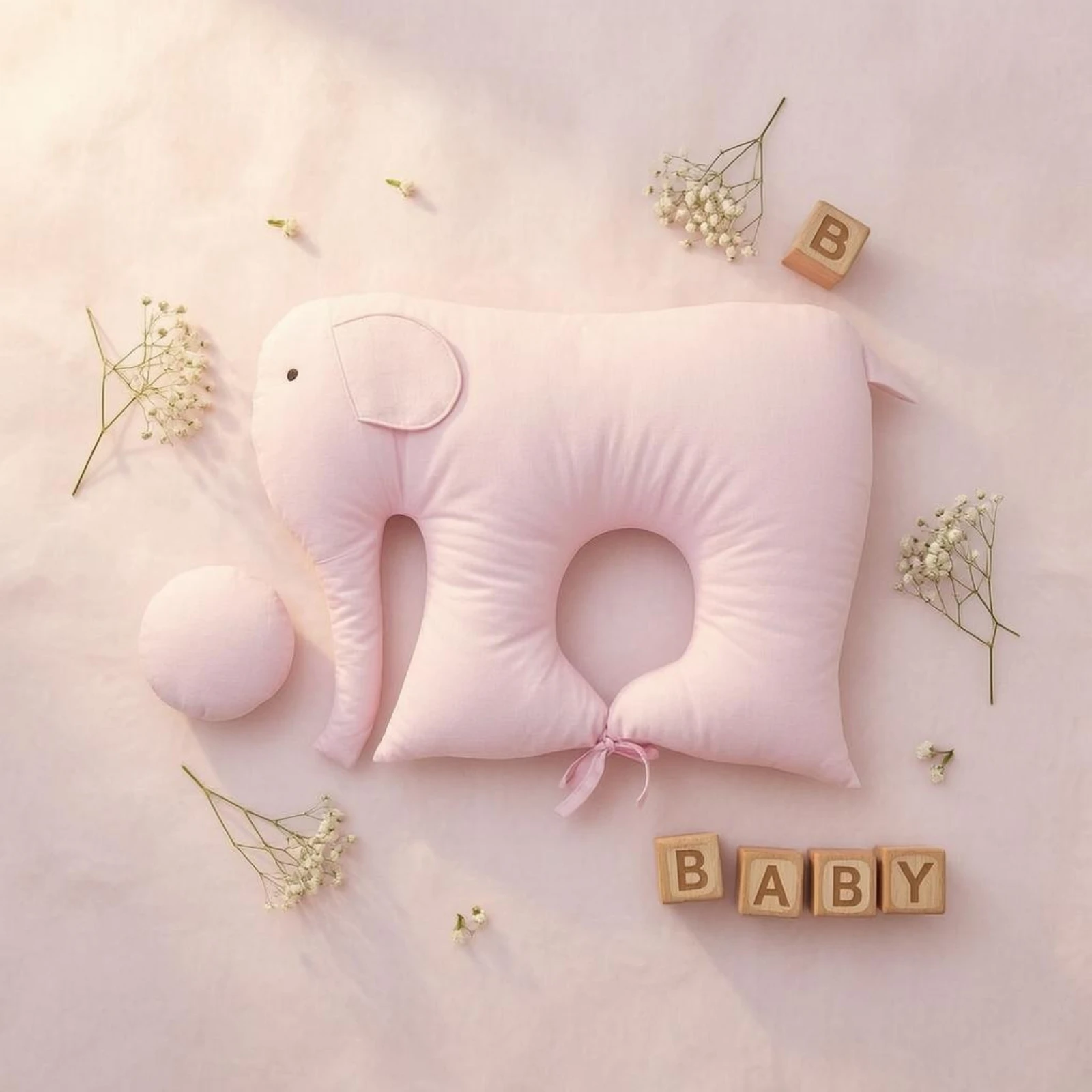 หมอนรูปช้างสำหรับเด็ก หมอนช้าง - Baby Nursery Pillow บทวิจารณ์และราคา