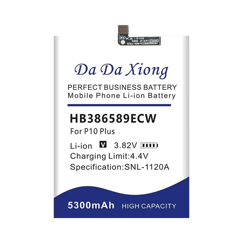 DaDaXiong Replacement Battery 5300mAh HB386589CW HB386589ECW For Huawei P10 plus VKY-AL00 Honor 8X Play Nova 4 Mate20 Lite Phone