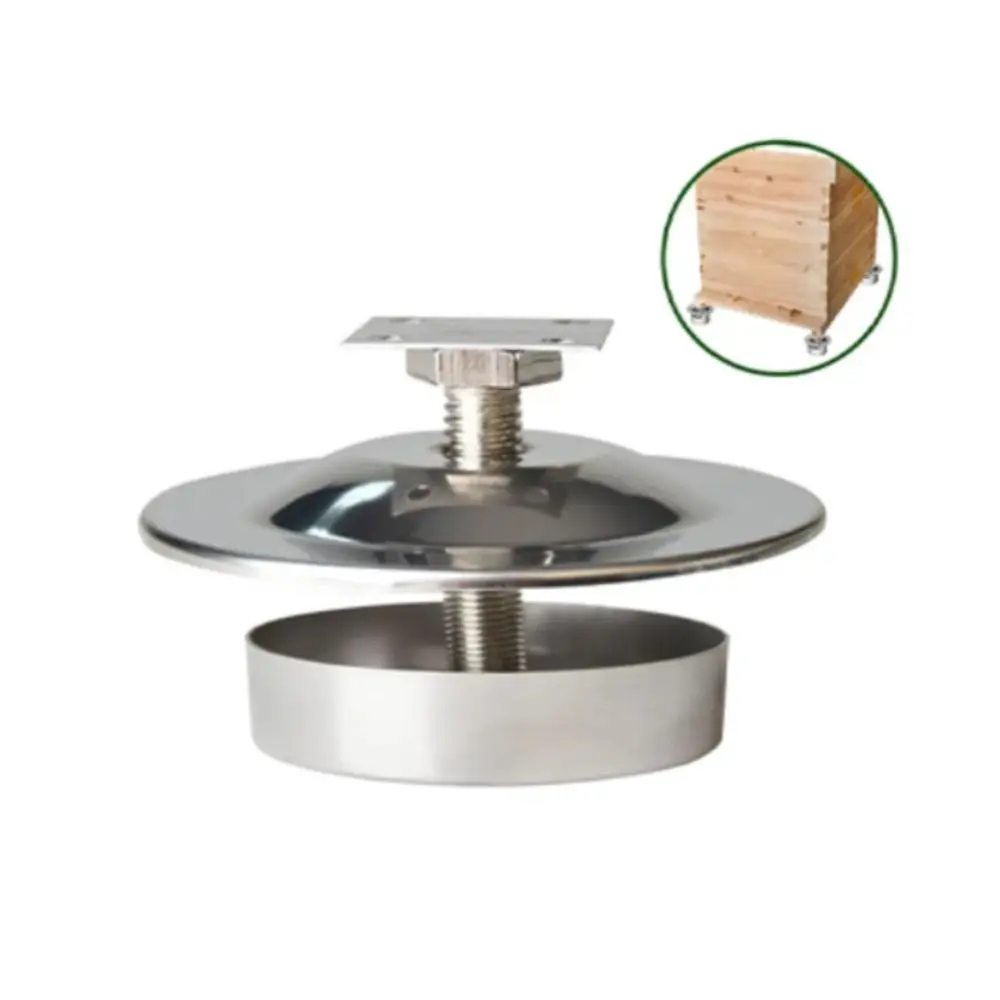 

Stainless Steel Beehive Stand Feet Rustproof Adjustable Hive Stand Sturdy Heavy-Duty Stand Beekeeping Accessories Bee Hive Tool