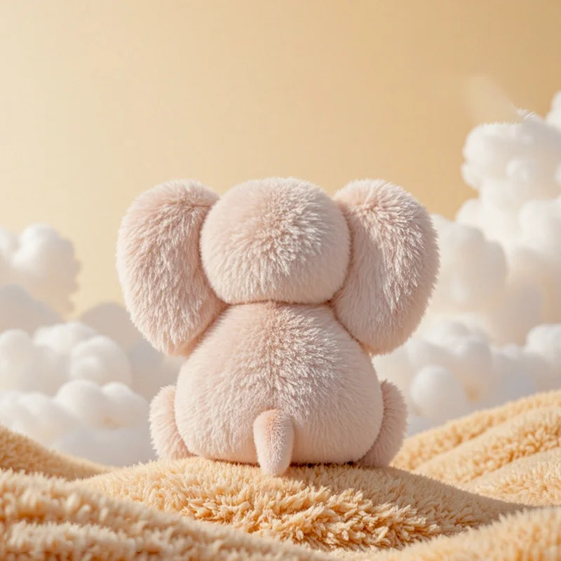 20 ซม.ช้างน่ารักตุ๊กตานุ่มตุ๊กตาการ์ตูนตุ๊กตาช้างสัตว์ของเล่น WARM COZY เด็ก Companion ตุ๊กตาของขวัญวันเกิด