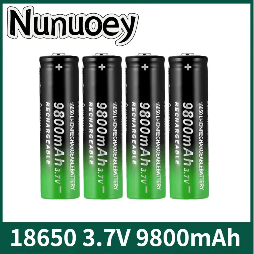 

New 18650 Li-Ion battery 9800mah rechargeable battery 3.7V for LED flashlight flashlight or electronic devices batteria