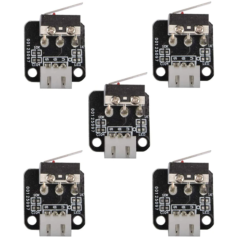 5 Pcs 3Pin End Stop Limit Switch Mechanical Endstop Switch Module For 3D Printer Accessories CR 10 Ender3