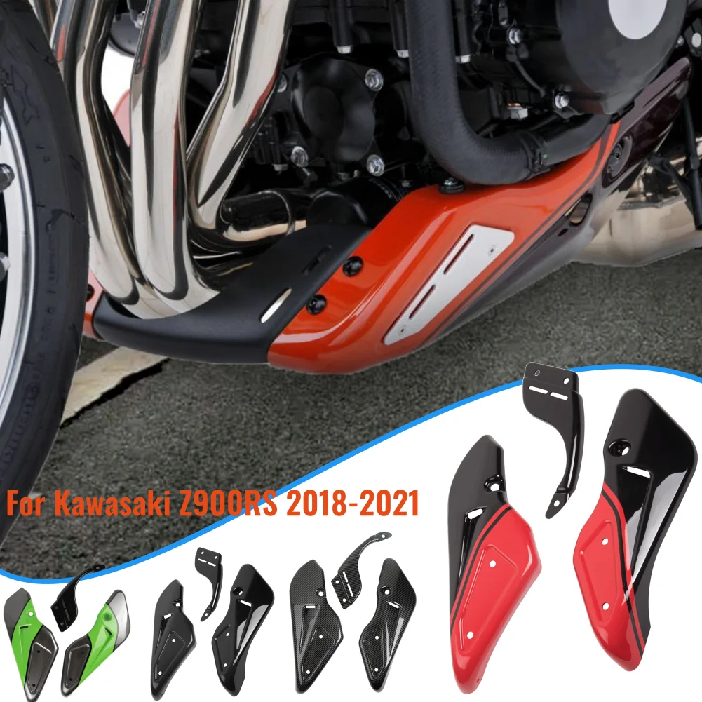 

Motorcycle Belly pan Lower Fairing Bodywork Panel Part Bellypan For Kawasaki Z900RS Z900 RS 2018-2023 2021 2020 2019 Accessories