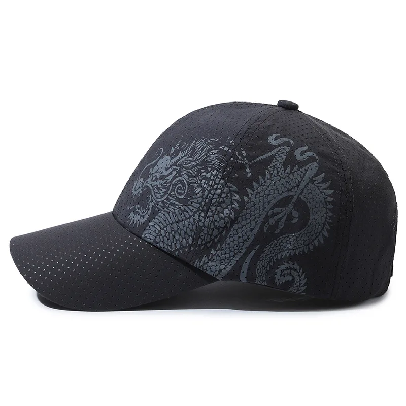 Unisex Chinese Dragon Totem Baseball Cap - Fashion-Forward Peaked Cap for Men & Women, A Stylish Gift Choice