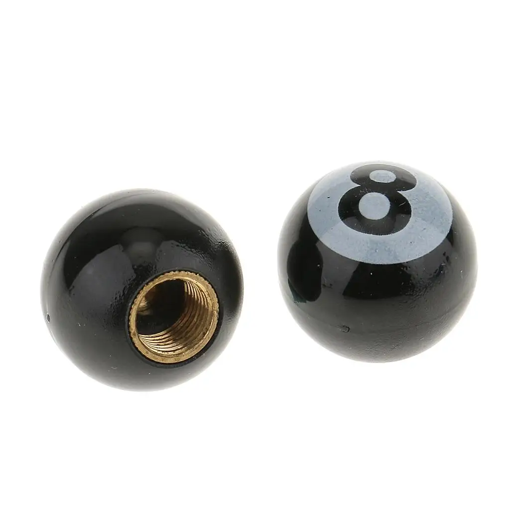 7.5mm Car Tire Valve Cover No. 8 Ball Tire Wheel Rims Stem Air Valve Caps Tyre Cover for Auto Truck Motorcycle Atv Etc 2019