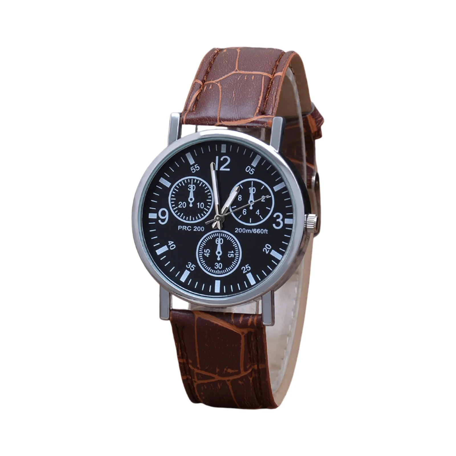 Man Watch Fashion Luxury Creative Roulette Game Dial Design Leather Casual Life Waterproof Watches For Men Gifts