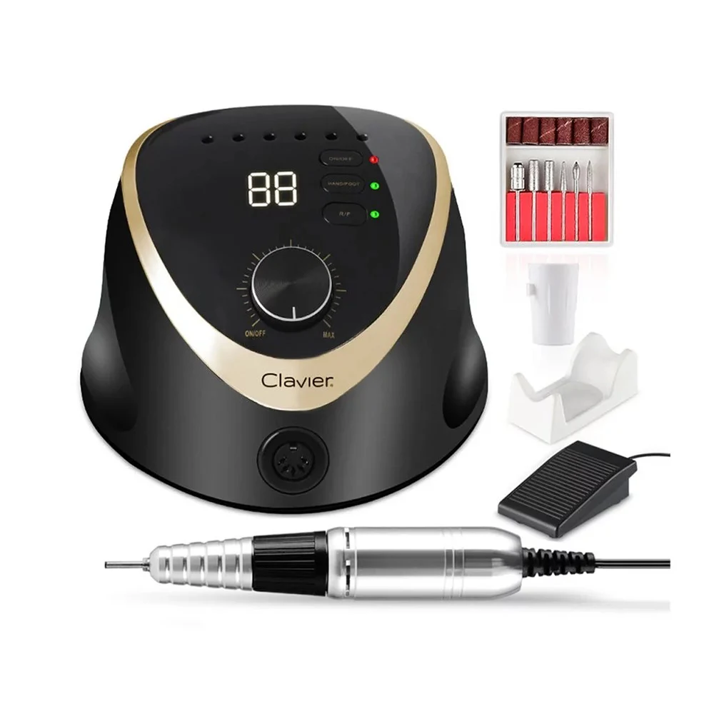 Milling Machine 65W For Manicures Nails Pedicures FX 820 Professional Nail Drill Machine Electric Strong Nail Gel Polish Remover