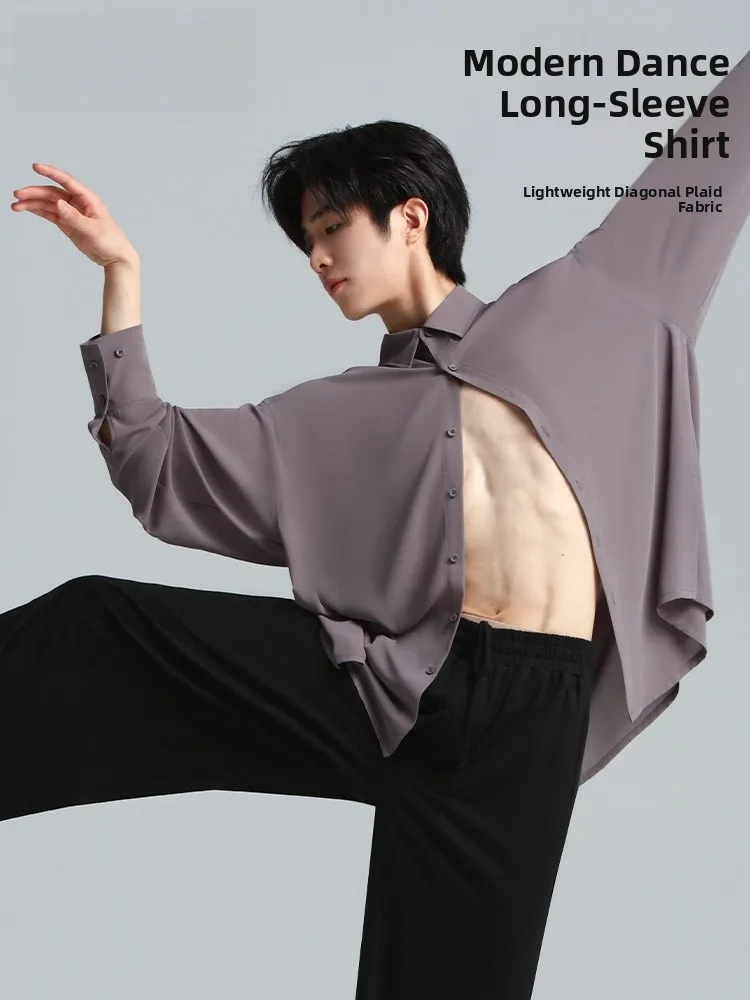modern-dance-irt-long-sve-sports-practice-top-for-men-new-sle-adult-ballet-clothing-by-pao-wu-dance-academy