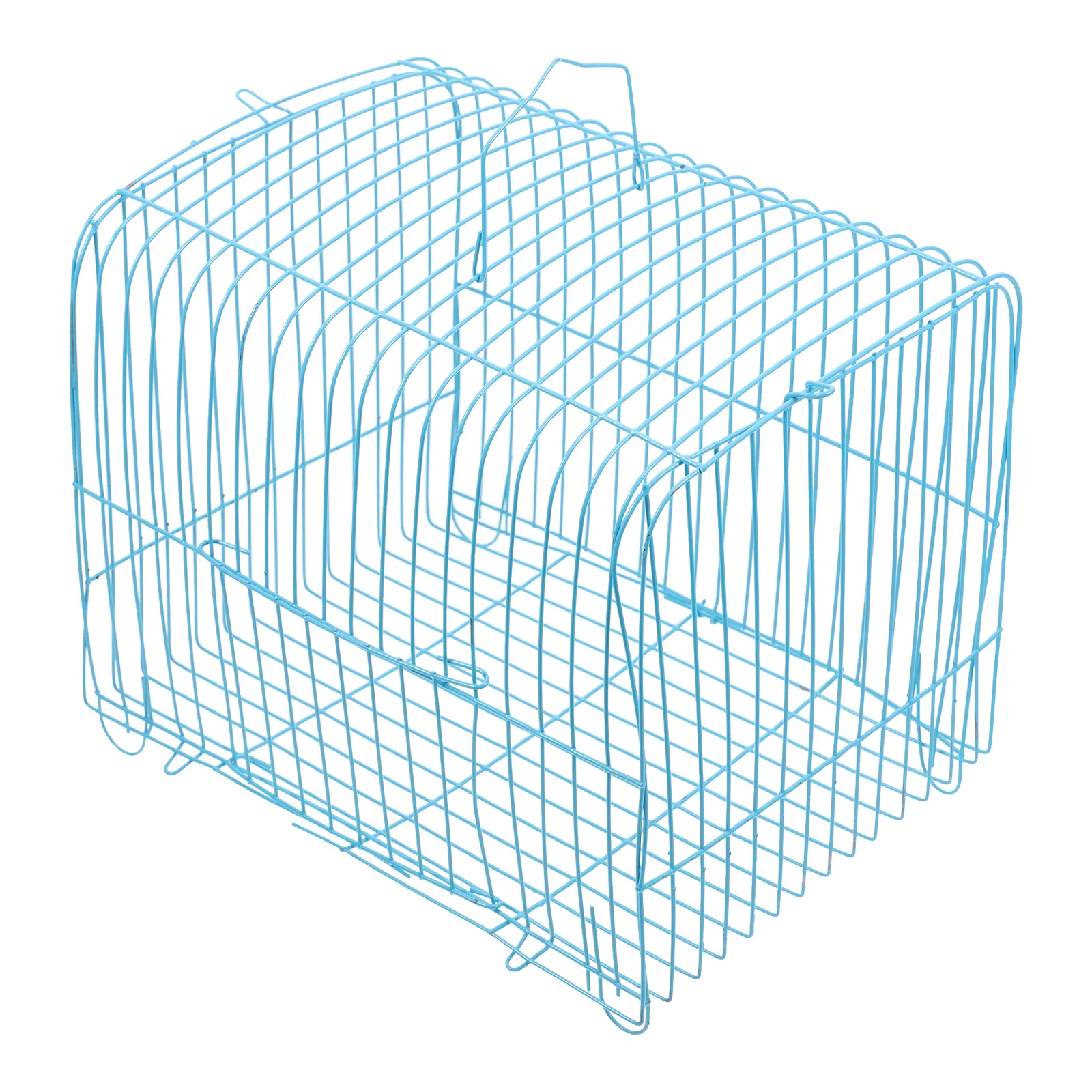 

Parrot Cage Safe Material Bird Pet Portable Travel Outdoor Carrier Birdcage Compact Wire Steel Parakeets